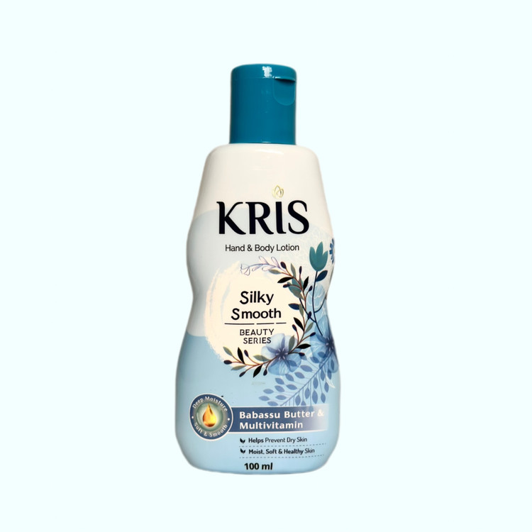 لوسیون دست و بدن کریس مدل Kris Hand Body Lotion Silky Smooth حجم 100 میل