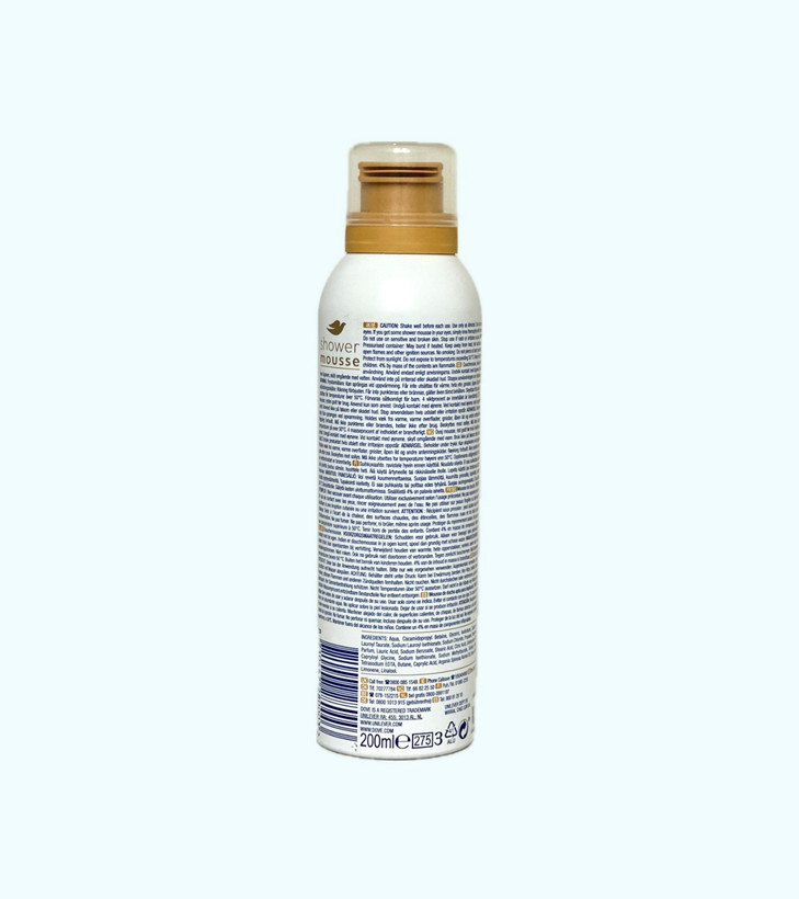 موس حمام و شیو روغن آرگان داو Dove Shower Mousse Argan حجم 200 میلی لیتر