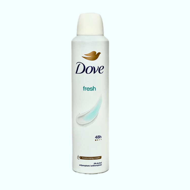 اسپری دئودورانت زنانه داو مدل FRESH حجم 250 میل