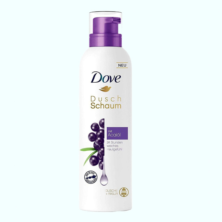 موس حمام و شیو آکای بری داو Dove Shower Mousse حجم 200 میلی لیتر