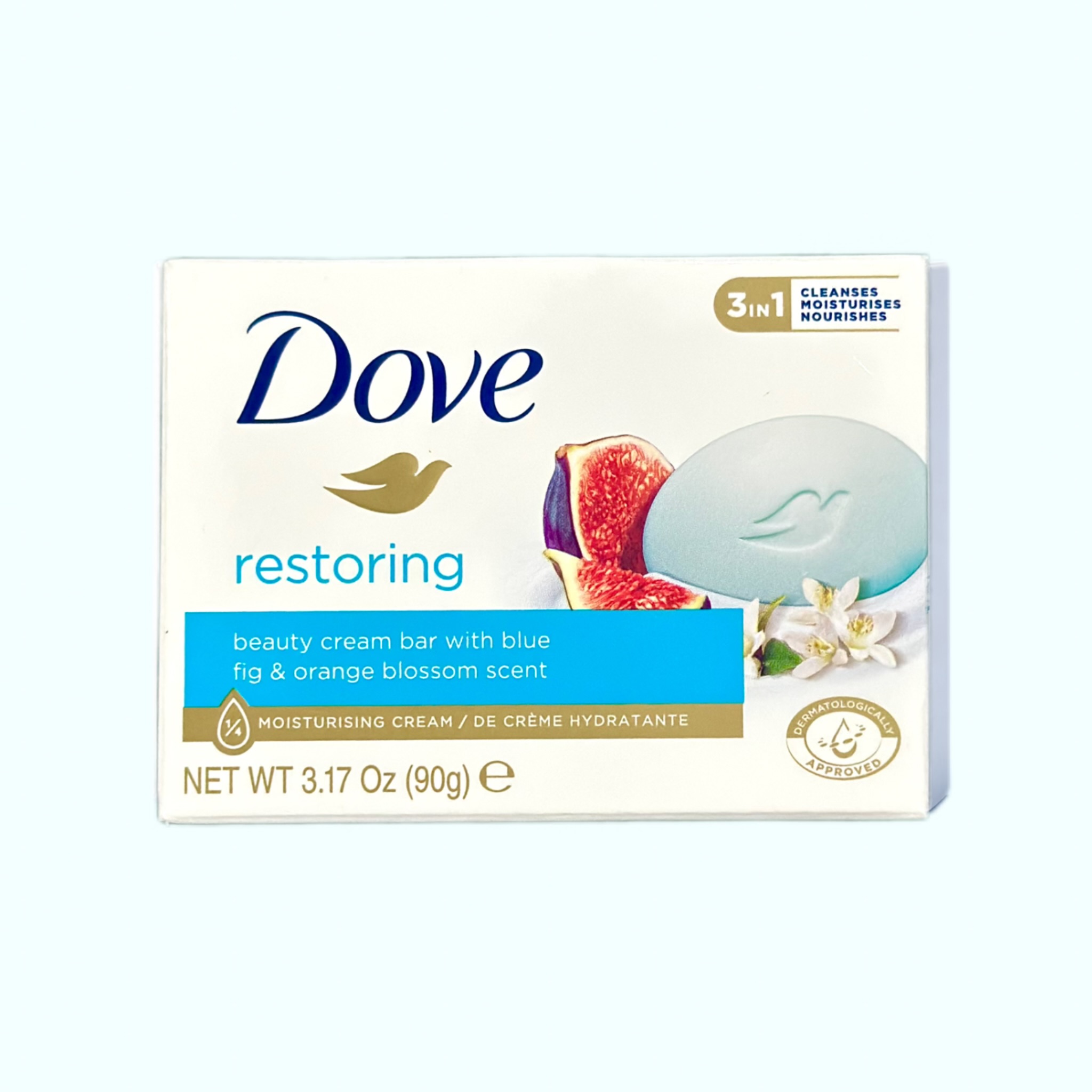 صابون داو رایحه انجیر آبی و شکوفه پرتقال ۹۰ گرمی