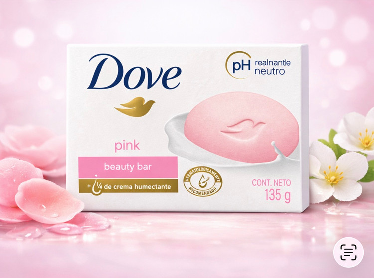صابون داو صورتی Pink - ۱۳۵ گرمی