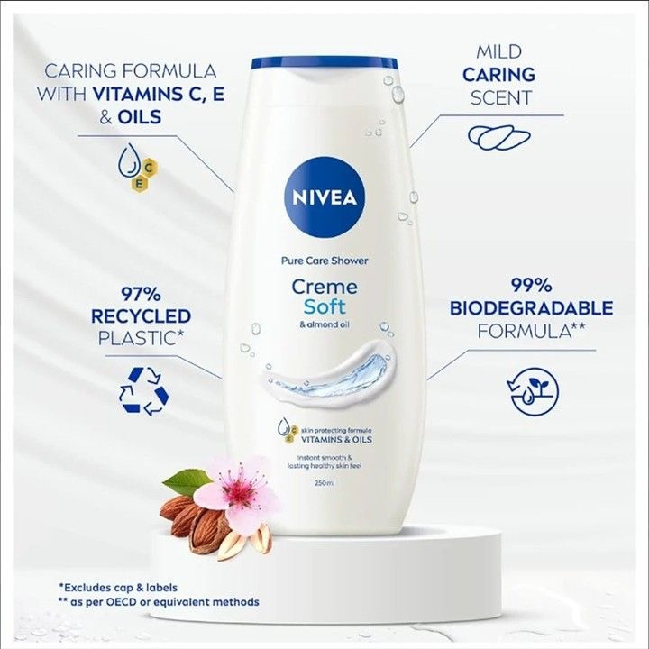 شامپو بدن نیوا Cream Soft Care - ۵۰۰ میل