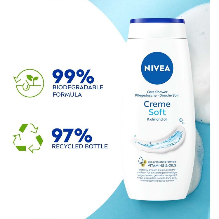 شامپو بدن نیوا Cream Soft Care - ۵۰۰ میل