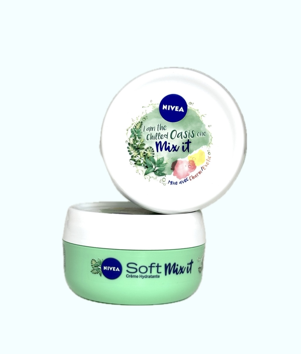 کرم دست و صورت نیوا سافت مدل میوه ای سبز ۱۰۰ میل