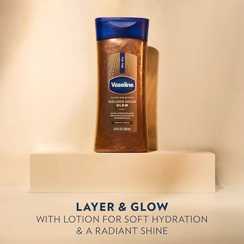 ژل اویل شیمر وازلین Golden Hour Glow