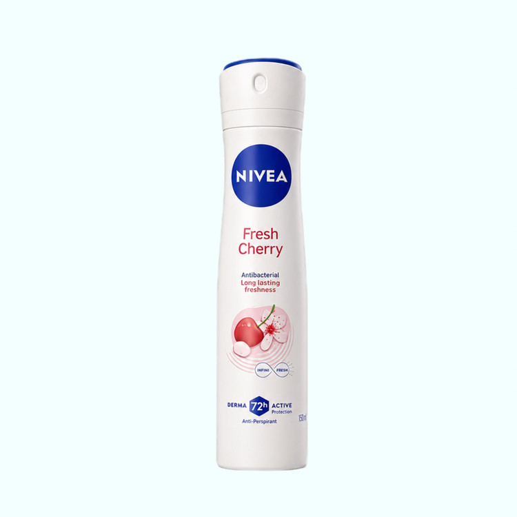 اسپری ضدتعریق نیوآ Fresh Cherry | محافظت ۷۲ ساعته با رایحه گیلاس تازه