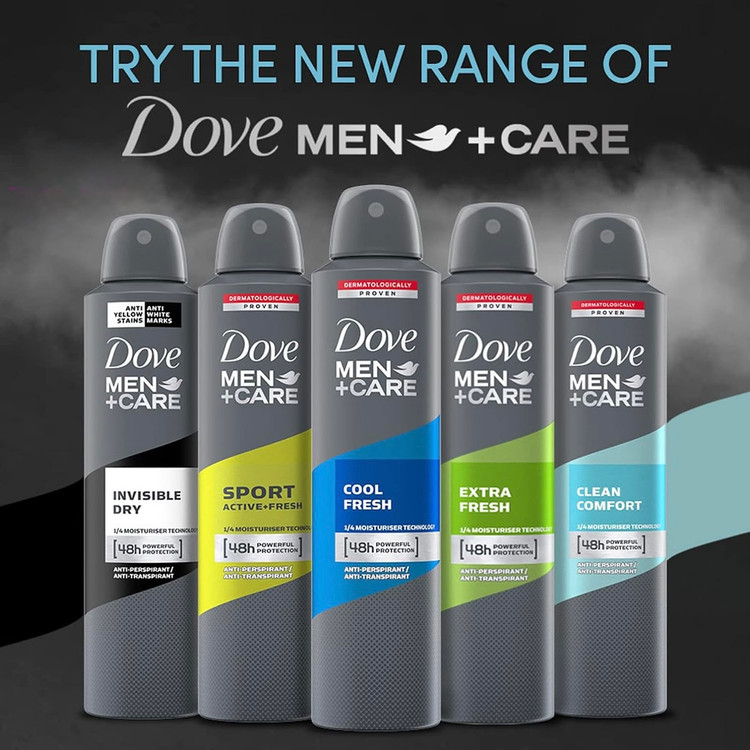 اسپری ضد تعریق خنک کننده مردانه داو DOVE مدل کول فرش Cool Fresh حجم 250 میل