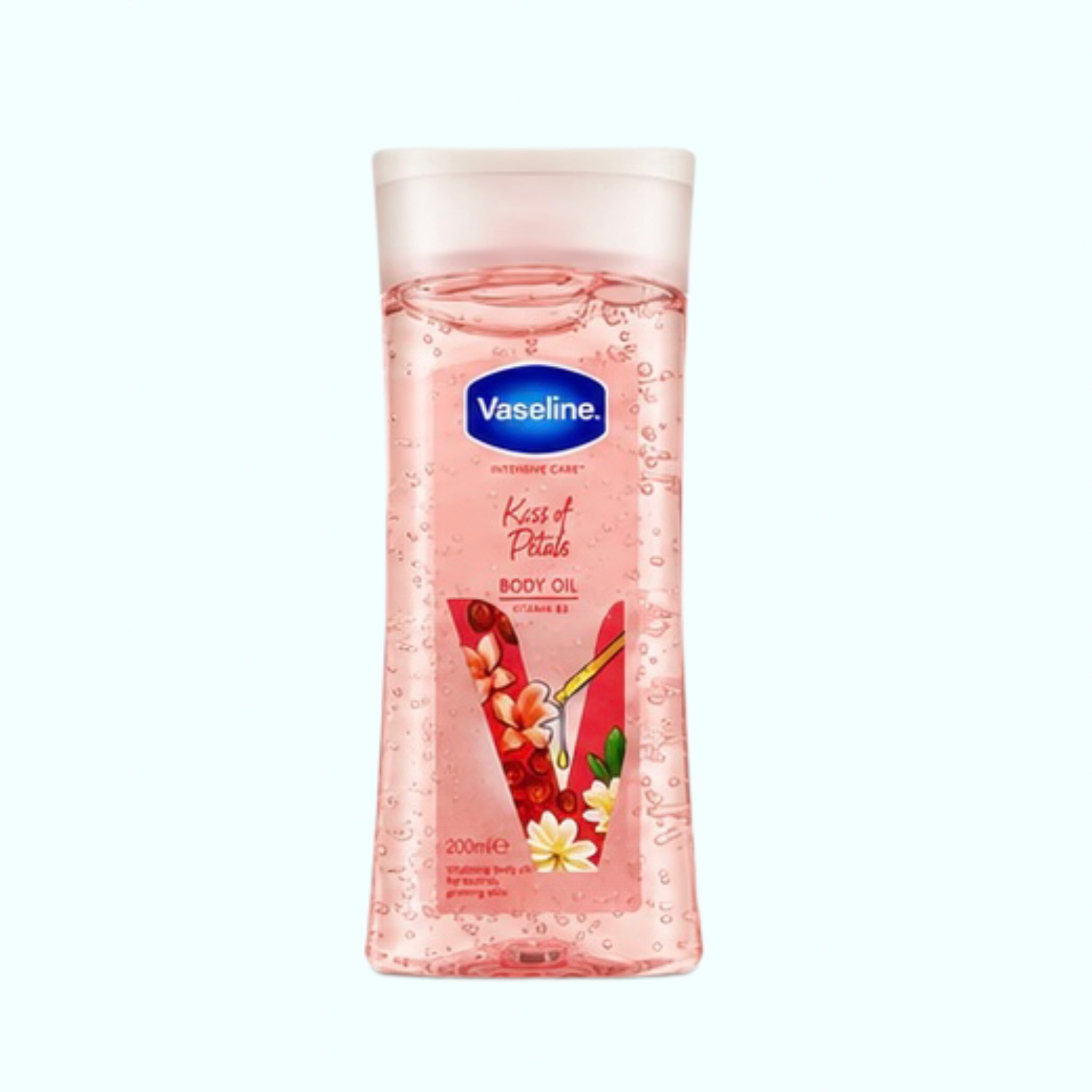 بادی اویل وازلین Kiss of Petals (گلبرگ‌های لطیف) حجم ۲۰۰ میل