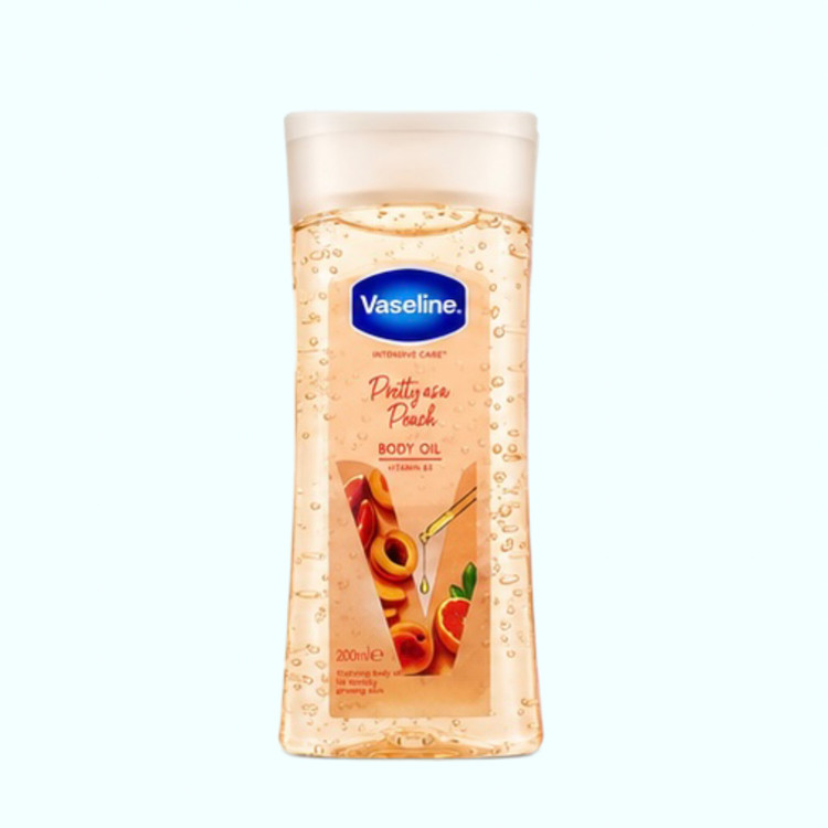 بادی اویل وازلین Peach & Grapefruit (هلو و گریپفروت) حجم ۲۰۰ میل