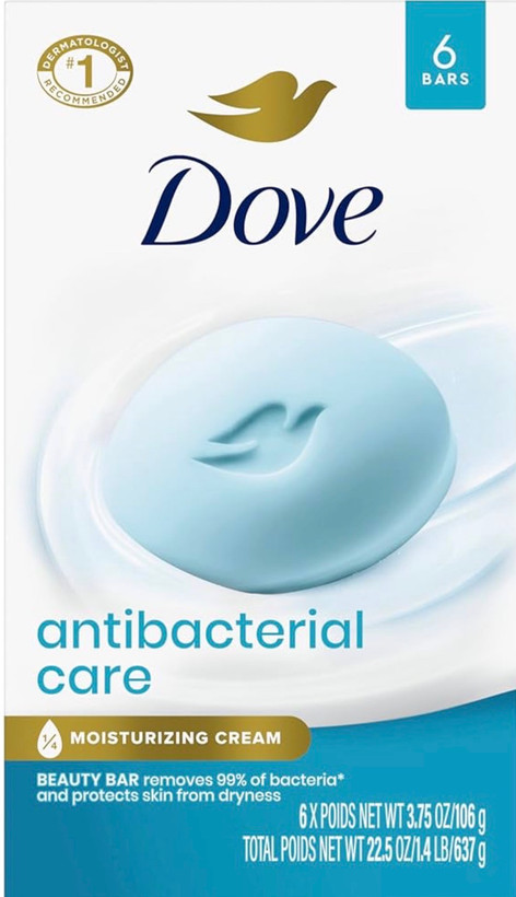 صابون آنتیباکتریال داو (Dove Care & Protect Antibacterial Beauty Bar) حجم۱۰۶ گرمی کانادایی