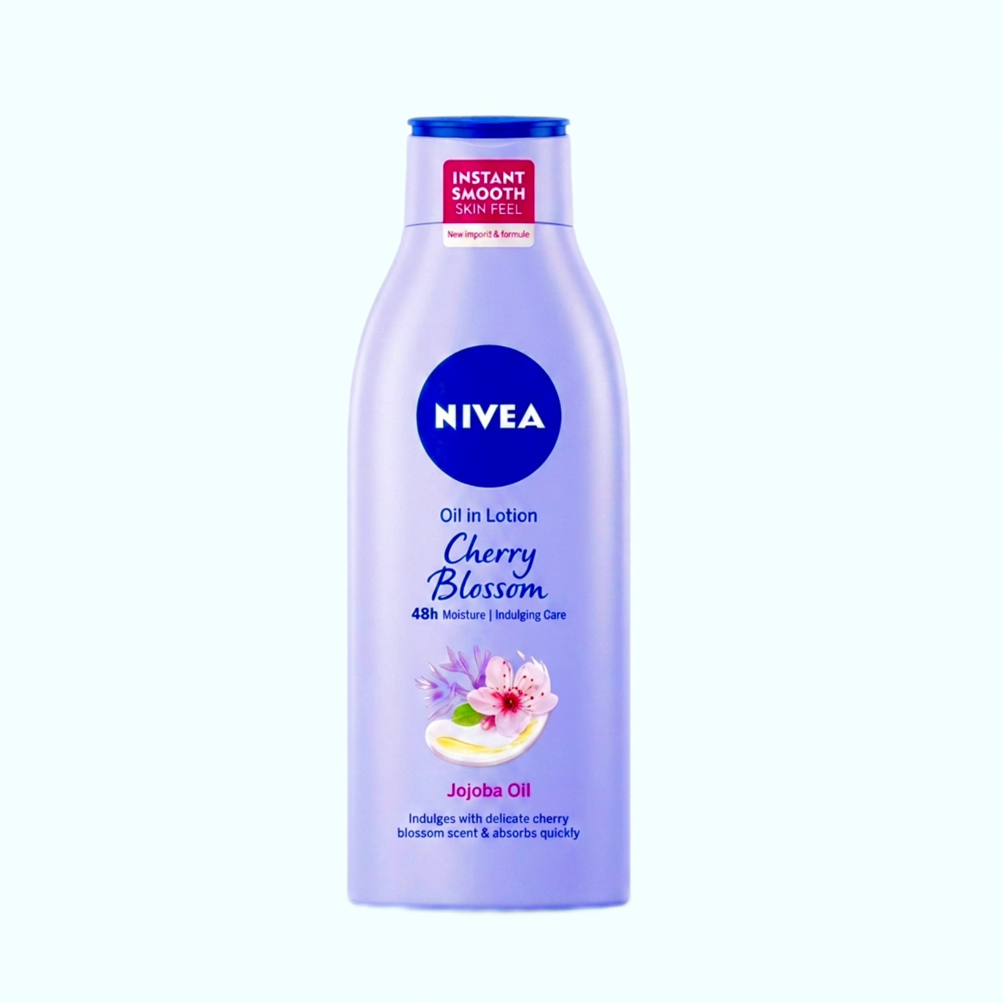 لوسیون بدن نیوا (Nivea) مدل Oil in Lotion رایحه شکوفه گیلاس و روغن جوجوبا | 400 میل