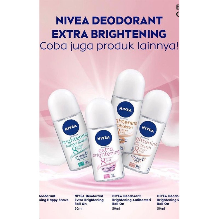 مام رول روشن کننده نیوا مدل Brightening Silk Touch حجم ۵۰ میلیلیتر