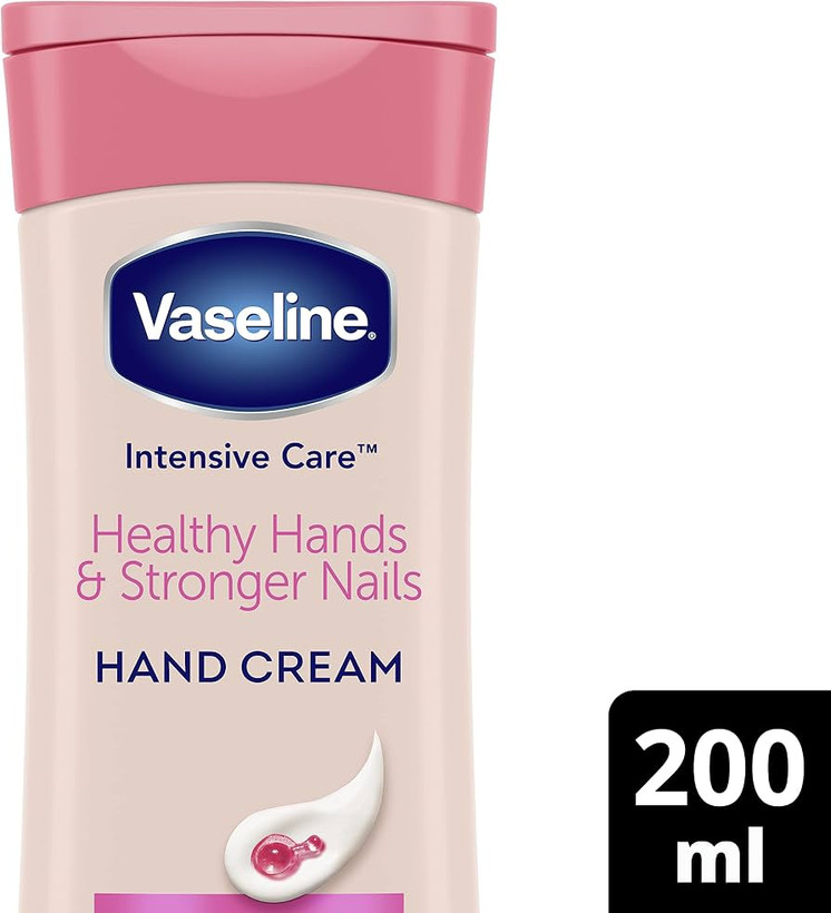 کرم دست و ناخن وازلین Healthy Hands & Stronger Nails – حجم ۲۰۰ میلیلیتر