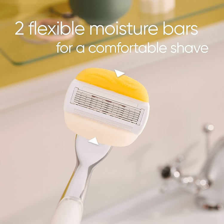 ژیلت ونوس 5 لبه اولای با رایحه نارگیلی ComfortGlide Olay Coconut