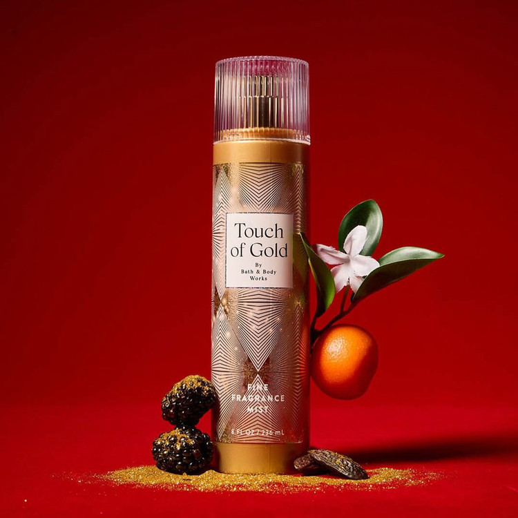بادی میست Touch of Goldز Bath & Body Works رایحهای گرم، لطیف 236 میل