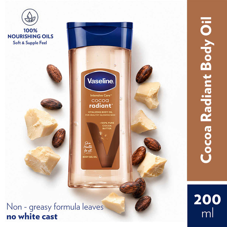 روغن بدن وازلین Intensive Care Cocoa Radiant ۲۰۰ میلیلیتر