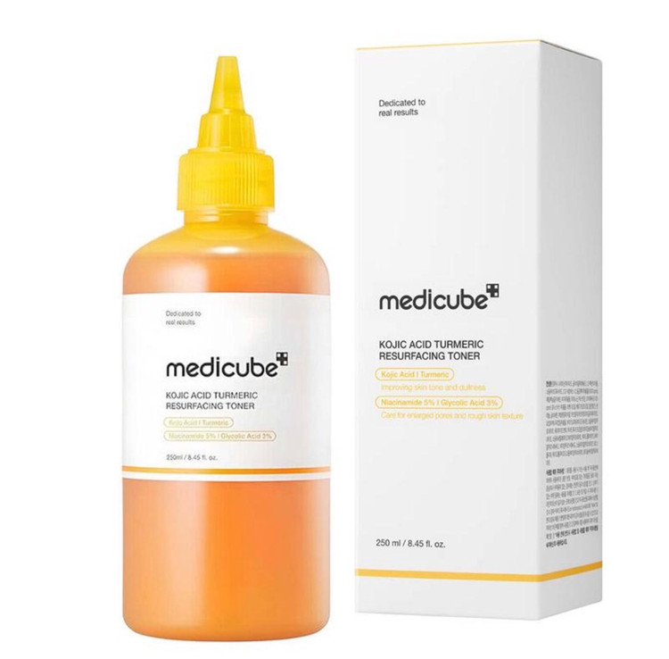 تونر زردچوبه و کوجیک اسید مدیکوب | Medicube Kojic Acid Turmeric Toner حجم 250 میل