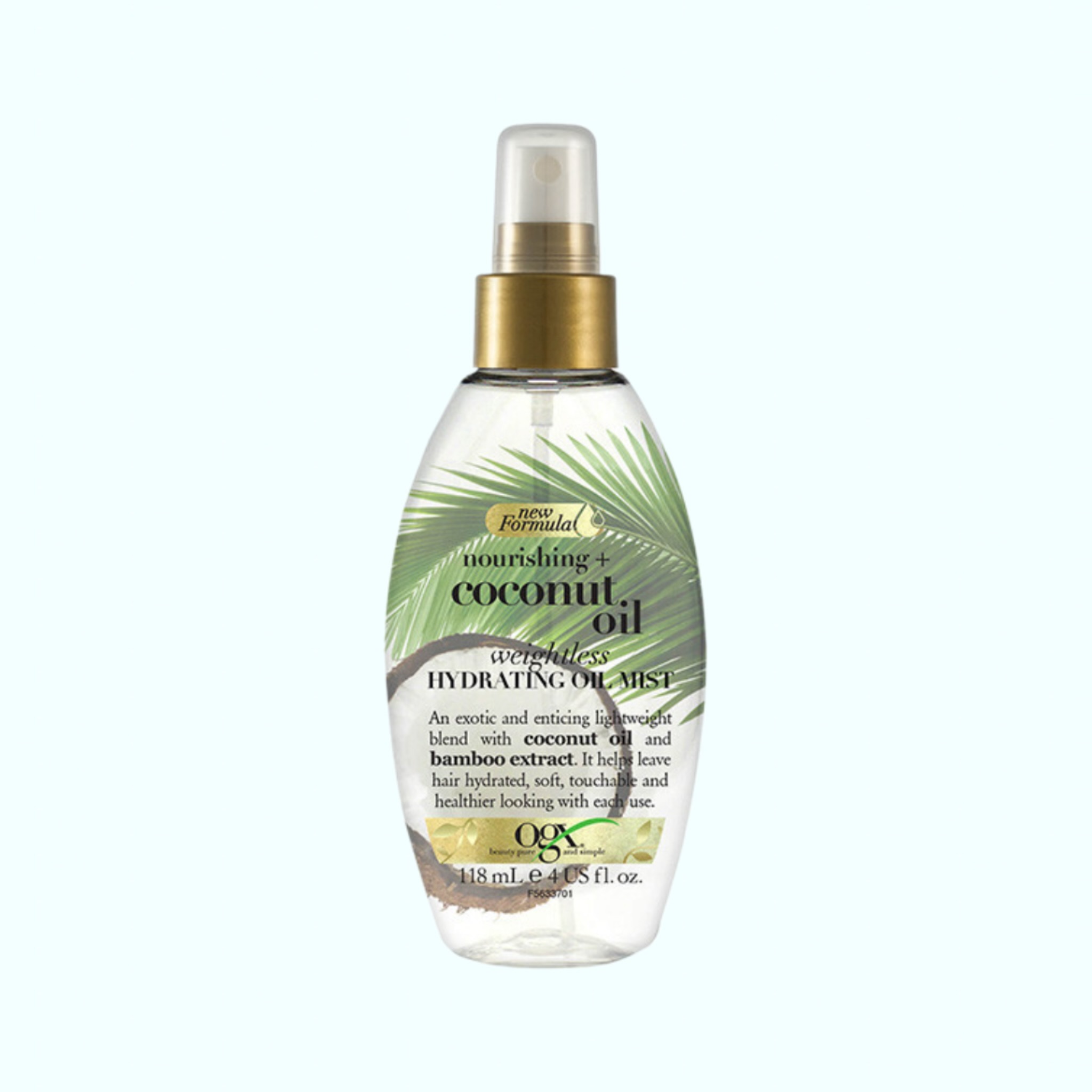 اسپری روغن نارگیل OGX - Nourishing Coconut Oil Mist حجم ۱۱۸ میل