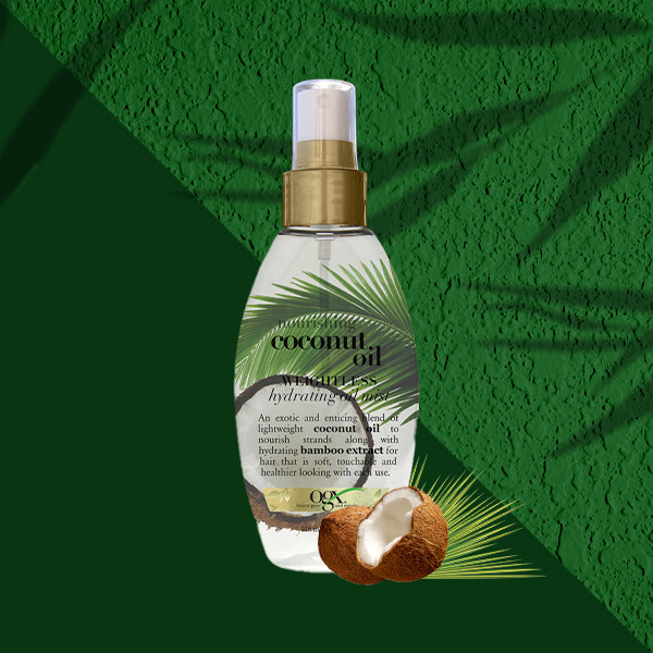 اسپری روغن نارگیل OGX - Nourishing Coconut Oil Mist حجم ۱۱۸ میل