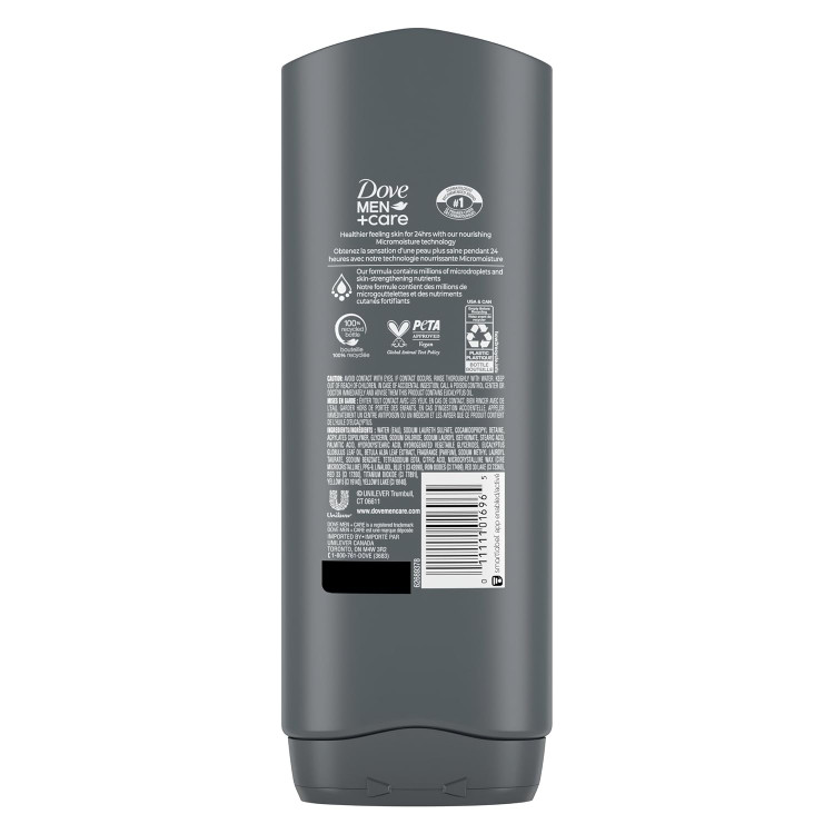 شامپو داو مردانه صورت و بدن، اکالیپتوس آبی + بید آرامبخش - Body + Face Wash 532 ml