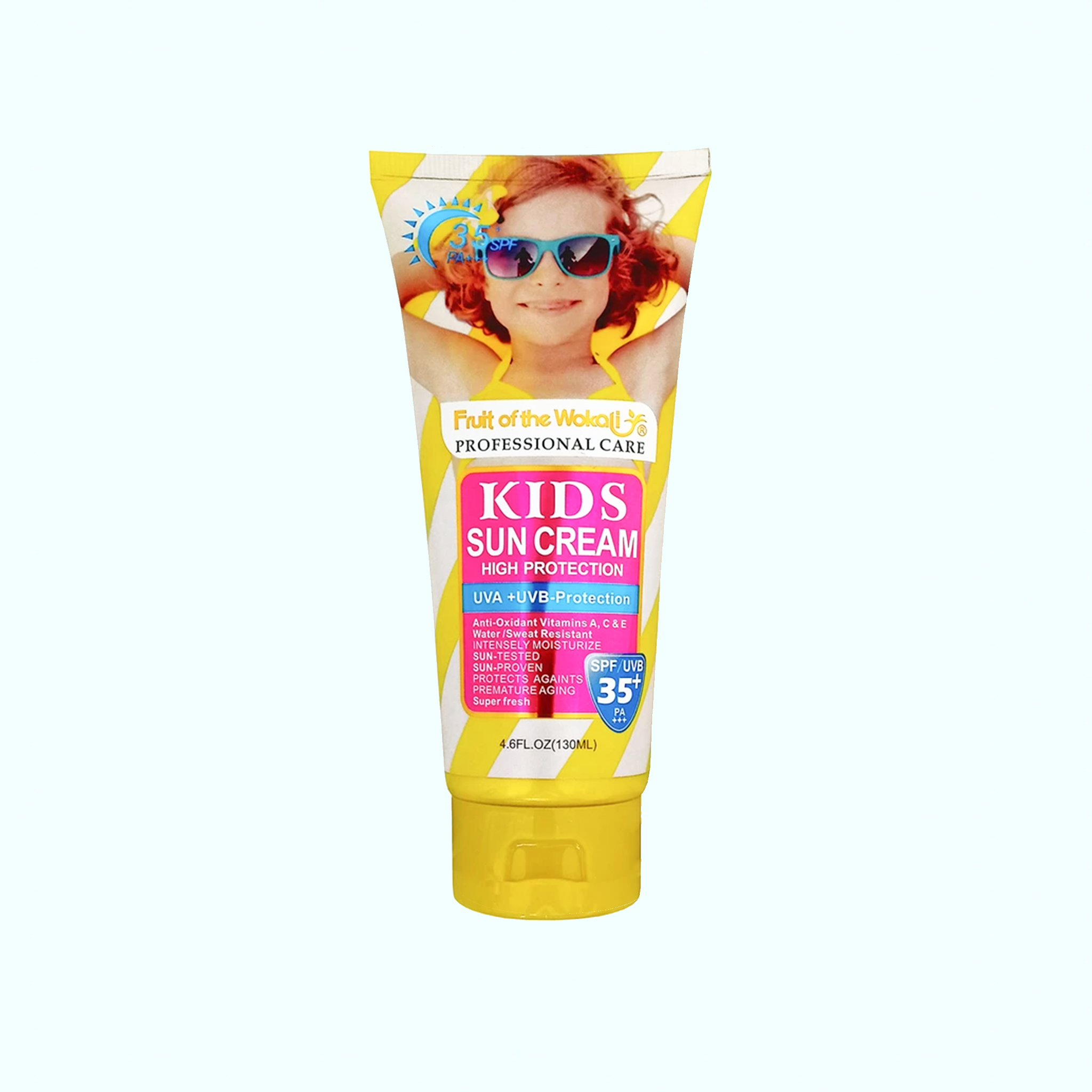 کرم ضدآفتاب کودکان Wokali Kids SPF 35 + UVB