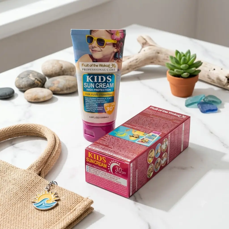 کرم ضدآفتاب کودکان Wokali Kids SPF 30+ UVB