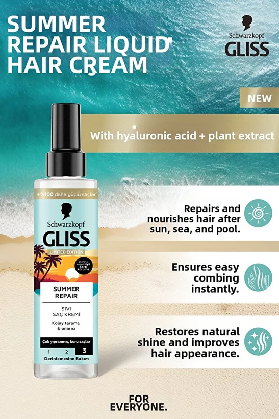 اسپری دوفاز مو گلیس شوارزکوپف Summer Repair