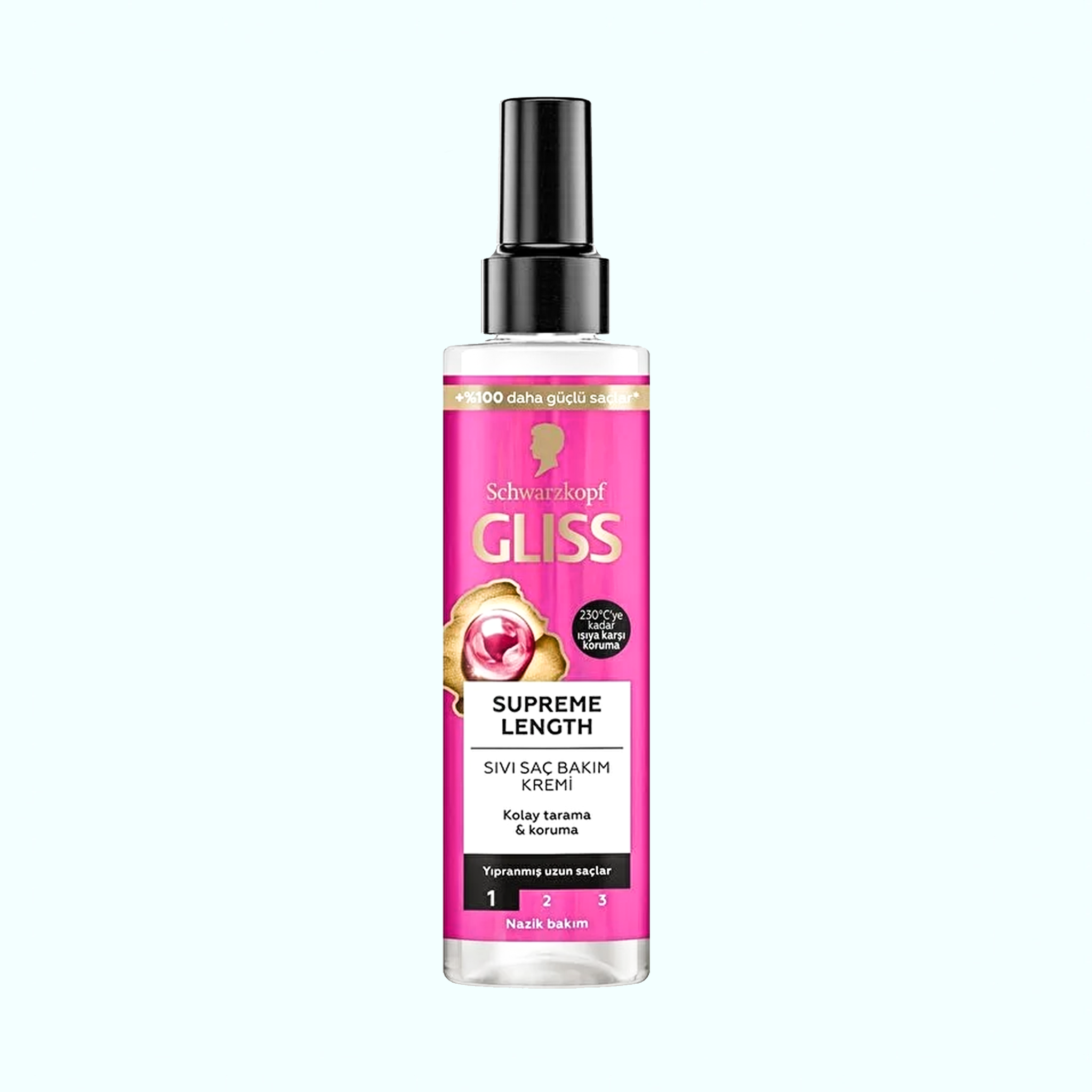 اسپری دوفاز مو گلیس شوارزکوپف Supreme Length