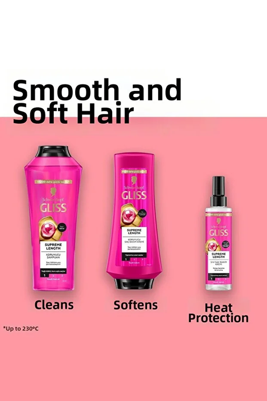 اسپری دوفاز مو گلیس شوارزکوپف Supreme Length