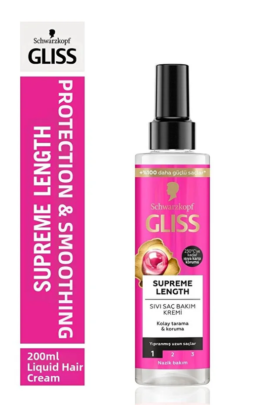 اسپری دوفاز مو گلیس شوارزکوپف Supreme Length