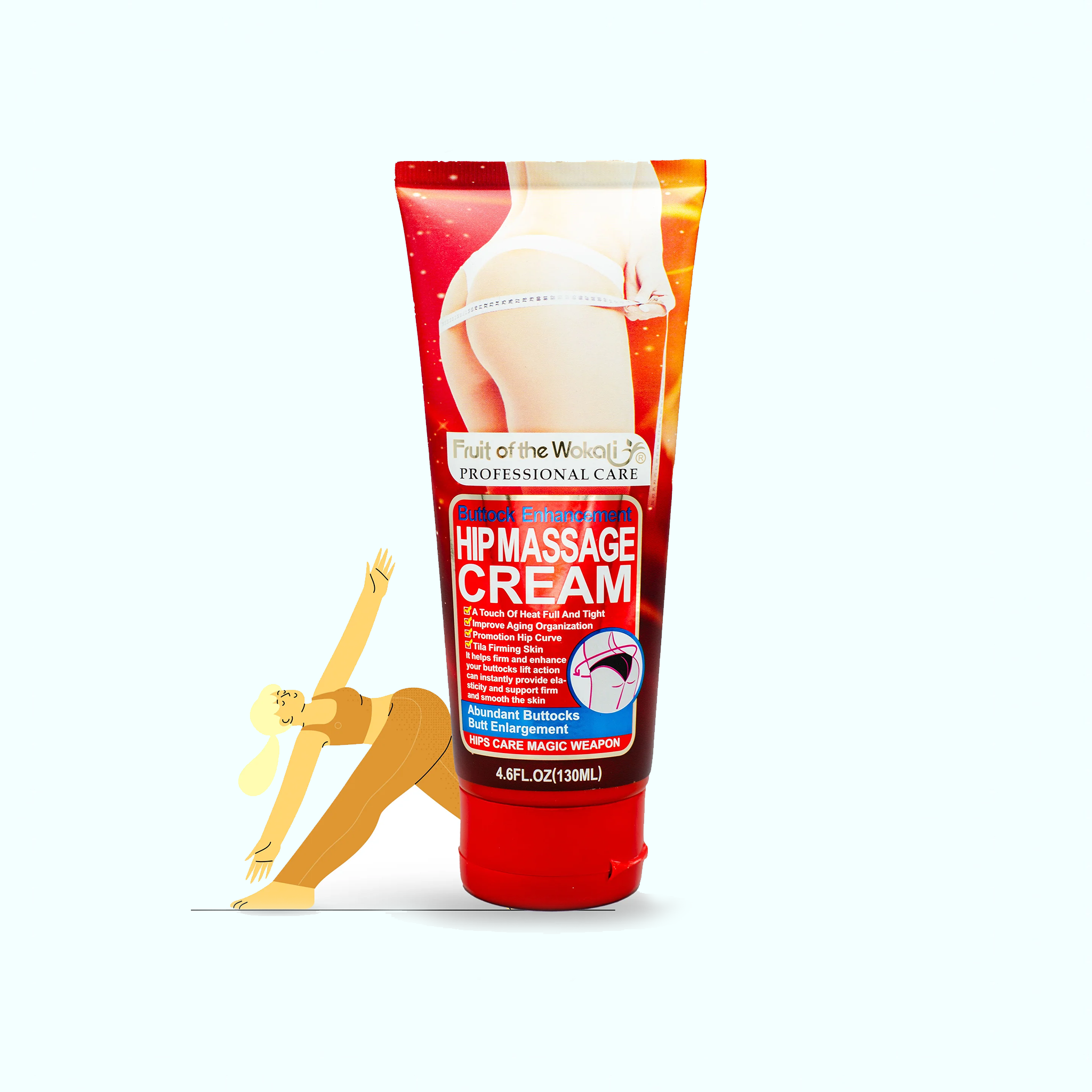 کرم ماساژ باسن ووکالی Wokali Hip Massage Cream