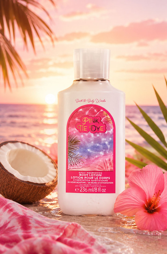 لوسیون بدن Bath & Body Works Pink Tie Dye