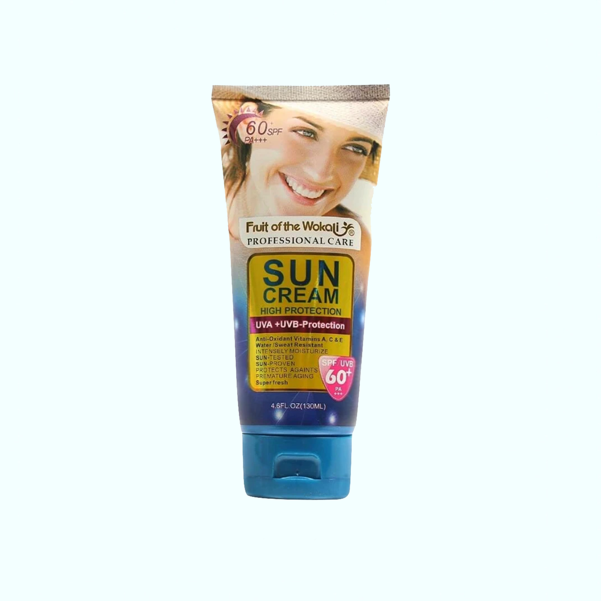 کرم ضدآفتاب Fruit of the Wokali High Protection SPF 60  PA ۱۳۰ میلی‌لیتر