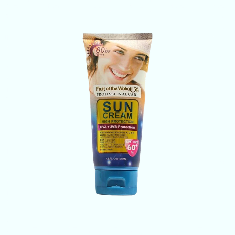 کرم ضدآفتاب Fruit of the Wokali High Protection SPF 60+ PA+++ ۱۳۰ میلیلیتر