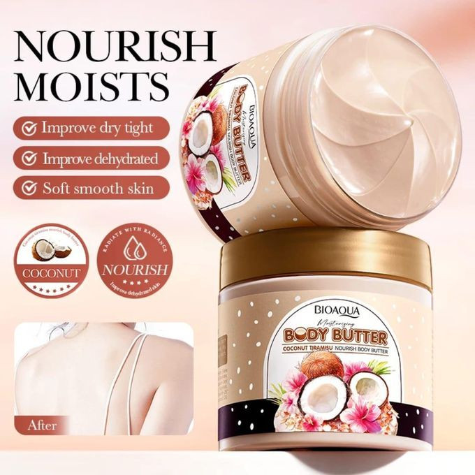 بافت بدن BIOAQUA Coconut Tiramisu Nourish Body Butter