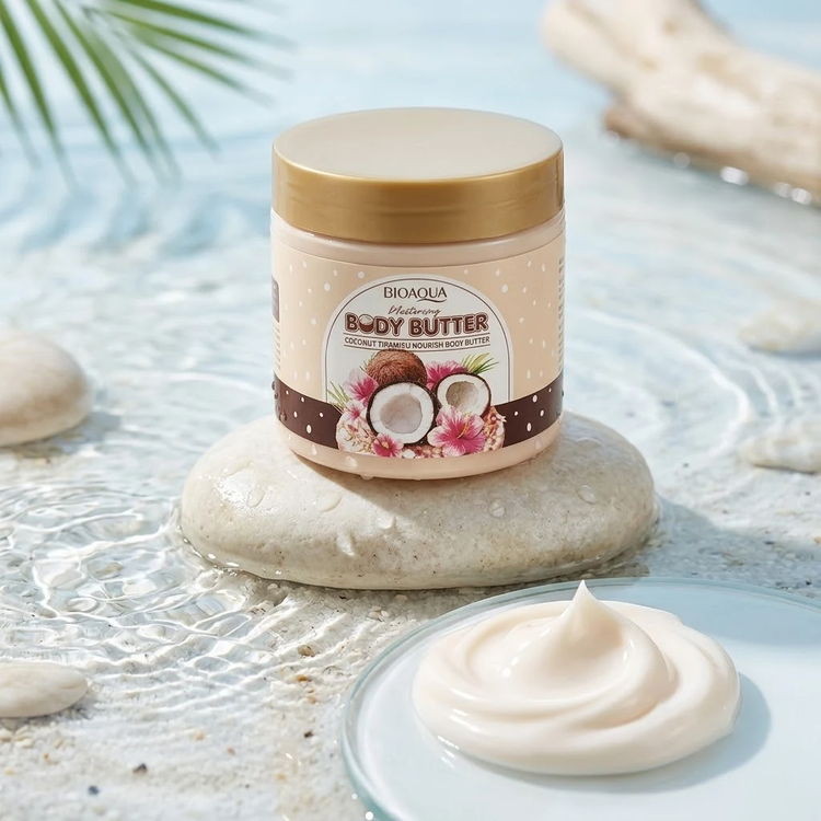 بافت بدن BIOAQUA Coconut Tiramisu Nourish Body Butter