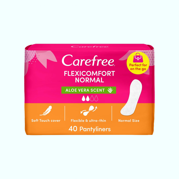 پد بهداشتی روزانه عددی Carefree Flexicomfort Normal Aloe Vera Scent 40