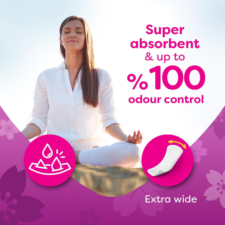 پد بهداشتی Carefree Plus Large Unscented 64 عددی MEGA SAVER PACK