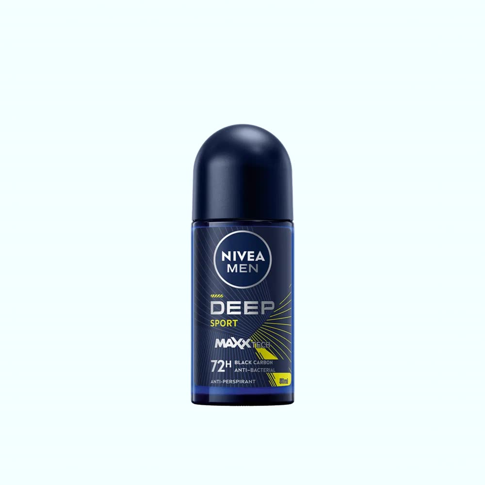 مام رول ضد عرق نیوآ مردانه - Deep Sport Maxx Tech 72H Black Carbon