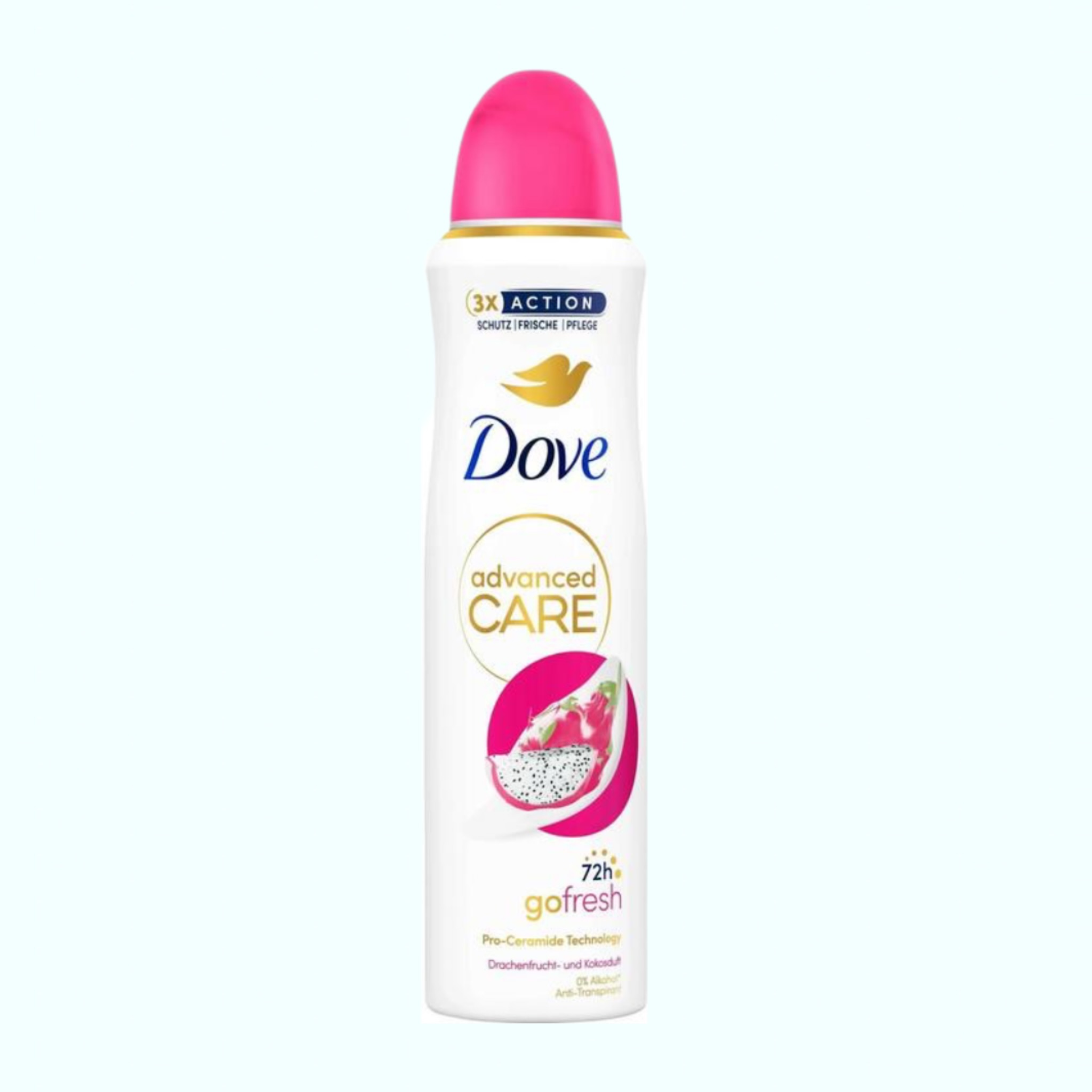 اسپری ضد تعریق داو Advanced Care Dragon Fruit & Coconut Cream حجم 250 میلی‌لیتر