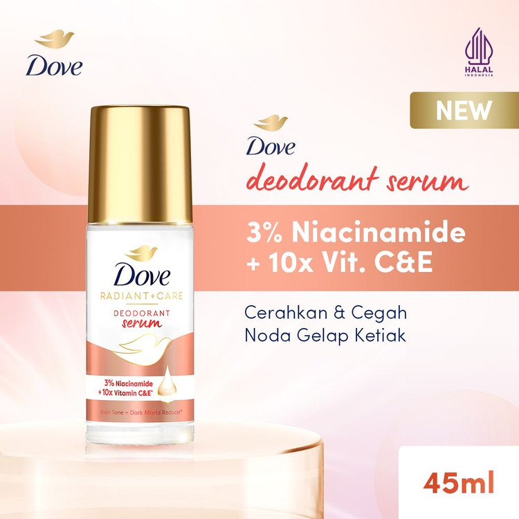 مام سرمی داو نارنجی ویتامین C و E مدل Radiant + Care حجم ۴۵ میل